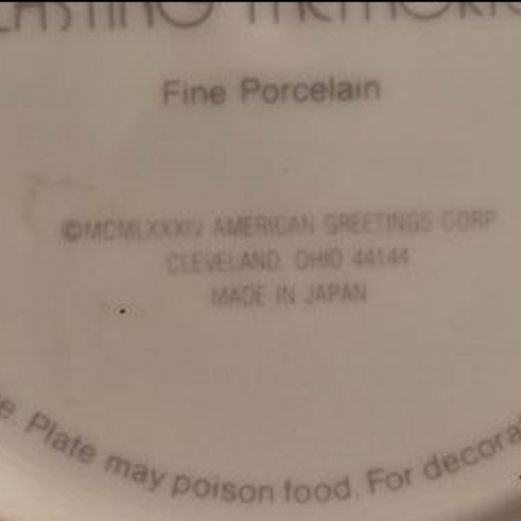 SALE. SMALL HOLLY HOBBIE, LASTING MEMORIES, FINE PORCELAIN. ☆ 3 For $25☆ - Picture 3 of 3